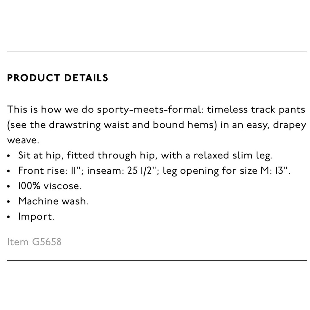 Madewell Track Trousers - Picture 9 of 12
